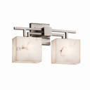 Bathroom Fixtures Two Lights by Justice Designs ( 102 | FAL-8702-55-NCKL LumenAria ) 