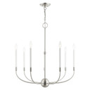 Mid. Chandeliers Candle by Livex Lighting ( 107 | 46067-91 Clairmont ) 