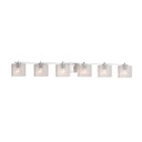 Bathroom Fixtures Five+Lights by Justice Designs ( 102 | FSN-8446-55-SEED-CROM Fusion ) 