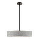 Pendants Drum Shade by Livex Lighting ( 107 | 46144-04 Elmhurst ) 