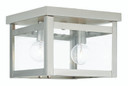 Flush Mounts Cage Style by Livex Lighting ( 107 | 4031-91 Milford ) 