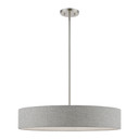 Pendants Drum Shade by Livex Lighting ( 107 | 46145-91 Elmhurst ) 