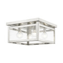 Flush Mounts Cage Style by Livex Lighting ( 107 | 4032-91 Milford ) 