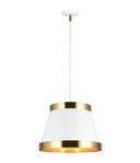 Pendants Metal Shade by Matteo Lighting ( 423 | C62903WHAG Caske ) 