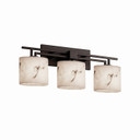 Bathroom Fixtures Three Lights by Justice Designs ( 102 | FAL-8703-30-DBRZ LumenAria ) 