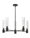 Mid. Chandeliers Glass Up by Lark ( 531 | 85405BK Shea ) 