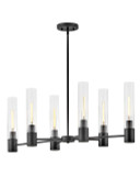 Linear/Island 4 Light + by Lark ( 531 | 85406BK Shea ) 
