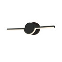 Bathroom Fixtures Cylindrical / Linear by Justice Designs ( 102 | NSH-9081-MBLK Semicirculo ) 