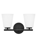 Bathroom Fixtures Two Lights by Lark ( 531 | 85422BK Bri ) 