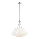 Mini Chandeliers Drum Shade by Livex Lighting ( 107 | 40563-91 Prato ) 