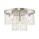 Flush Mounts Glass Down by Livex Lighting ( 107 | 51070-91 Elizabeth ) 