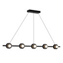 Linear/Island Geometric/Linear by Kuzco Lighting ( 347 | LP15548-BK-UNV Elixir ) 
