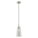 Mini Pendants Cable by Livex Lighting ( 107 | 40647-91 Hand Blown Art Glass Mini Pendants ) 