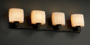 Bathroom Fixtures Four Lights by Justice Designs ( 102 | POR-8924-30-PLET-DBRZ Limoges ) 