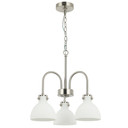 Mini Chandeliers Glass Shade by Maxilite ( 501 | MX 1094-3-40 Belle-Clear ) 