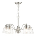 Mid. Chandeliers Glass Down by Livex Lighting ( 107 | 46335-91 Montgomery ) 