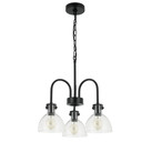 Mini Chandeliers Glass Shade by Maxilite ( 501 | MX 1095-3-07 Belle-Clear ) 