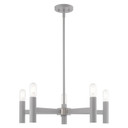 Mid. Chandeliers Geometric/Linear by Livex Lighting ( 107 | 51135-80 Copenhagen ) 
