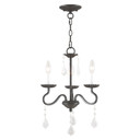 Mini Chandeliers Candle by Livex Lighting ( 107 | 40773-92 Callisto ) 
