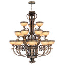 Large Chandeliers Glass Shade by Livex Lighting ( 107 | 8539-64 Seville ) 