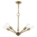 Mini Chandeliers Starburst by Livex Lighting ( 107 | 51155-01 Prague ) 