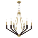 Mid. Chandeliers Candle by Livex Lighting ( 107 | 51166-12 Beckett ) 