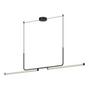 Linear/Island Cylindrical/Tubular by Kuzco Lighting ( 347 | LP73073-BK Vesper ) 