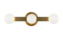 Bathroom Fixtures Three Lights by Matteo Lighting ( 423 | S14503AG Pizzazz ) 