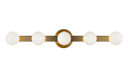 Bathroom Fixtures Five+Lights by Matteo Lighting ( 423 | S14505AG Pizzazz ) 