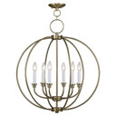 Mid. Chandeliers Sphere by Livex Lighting ( 107 | 4666-01 Milania ) 