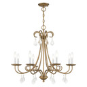 Mid. Chandeliers Candle by Livex Lighting ( 107 | 40878-48 Daphne ) 