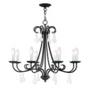 Mid. Chandeliers Candle by Livex Lighting ( 107 | 40878-92 Daphne ) 