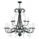 Large Chandeliers Candle by Livex Lighting ( 107 | 40879-92 Daphne ) 