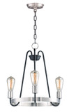 Mini Chandeliers Open Frame by Maxim ( 16 | 11733BKSN Haven ) 