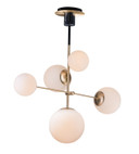 Large Chandeliers Geometric/Linear by Maxim ( 16 | 26037SWSBRBK Vesper ) 