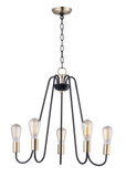 Mid. Chandeliers Glass Up by Maxim ( 16 | 11735OIAB Haven ) 