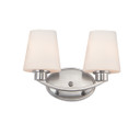 Bathroom Fixtures Two Lights by Maxim ( 16 | 11832SWSN Shelter ) 