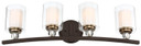 Bathroom Fixtures Four Lights by Minka-Lavery ( 7 | 3080-416 Studio 5 ) 