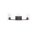 Bathroom Fixtures Three Lights by Maxim ( 16 | 11843CDABBK Sleek ) 