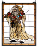 Home Accents Tiffany Windows/Wall Panels by Meyda Tiffany ( 57 | 65264 Father Christmas ) 