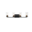 Bathroom Fixtures Four Lights by Maxim ( 16 | 11844CDABBK Sleek ) 