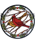 Home Accents Tiffany Windows/Wall Panels by Meyda Tiffany ( 57 | 65289 Cardinals & Holly ) 