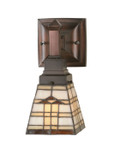 Sconces Single Glass by Meyda Tiffany ( 57 | 98201 Arrowhead Mission ) 
