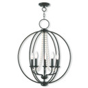 Mid. Chandeliers Sphere by Livex Lighting ( 107 | 40915-92 Arabella ) 