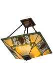 Semi-Flush Mts. Bowl Style by Meyda Tiffany ( 57 | 173628 Pinecone Ridge ) 