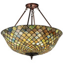 Semi-Flush Mts. Bowl Style by Meyda Tiffany ( 57 | 229145 Tiffany Fishscale ) 