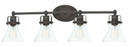 Bathroom Fixtures Four Lights by Maxim ( 16 | 26114CDOI Seafarer ) 