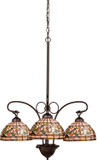 Mid. Chandeliers Glass Down by Meyda Tiffany ( 57 | 16107 Tiffany Turning Leaf ) 