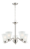 Mid. Chandeliers Glass Up by Maxim ( 16 | 12075FTSN Vital ) 