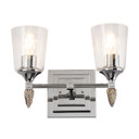 Bathroom Fixtures Two Lights by Lucas + McKearn ( 175 | BB1022PC-2-F2S Vetiver ) 